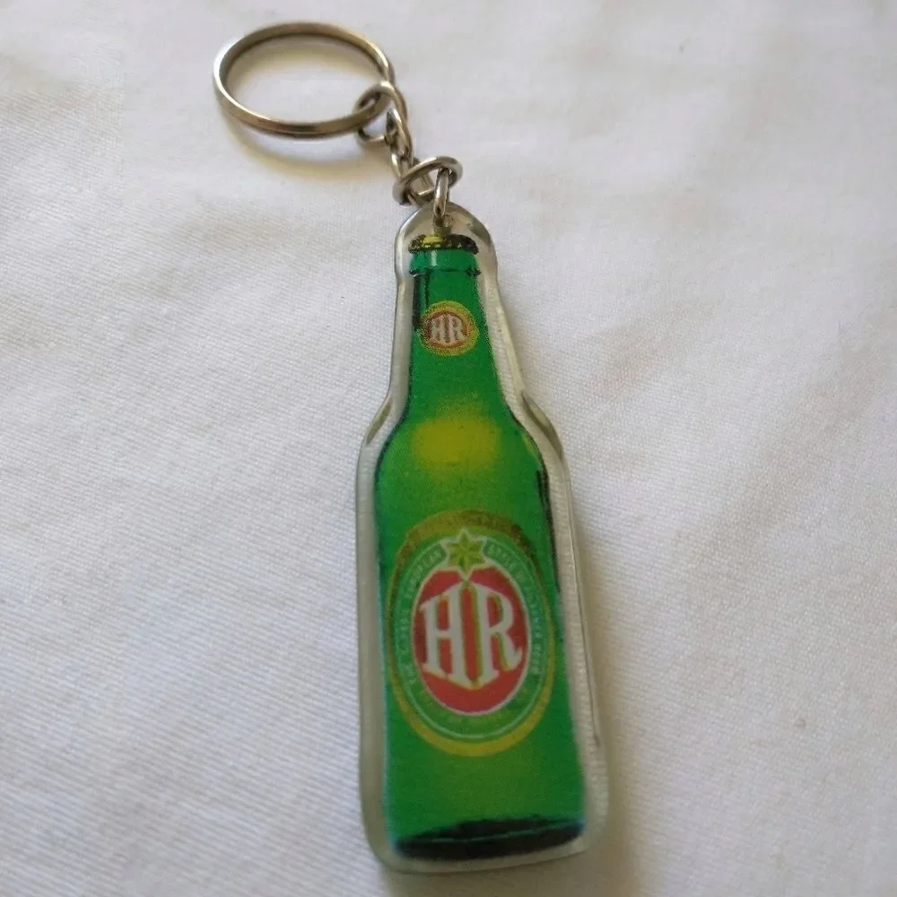 Hijos De Rivera Key Ring Spanish‎ Beer Keychain Bottle Promo Fob Holder Brewery